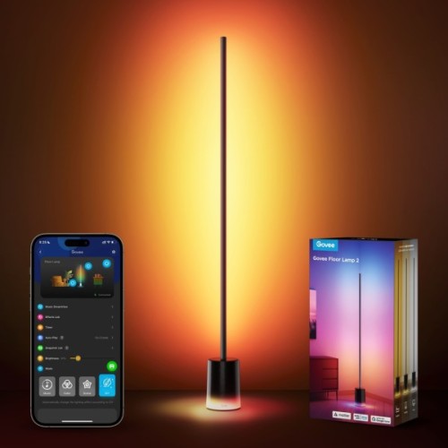 Торшер Govee H607C Floor Lamp 2, 1725Lm, RGBICWW, WI-FI/Bluetooth, black (H607C311)