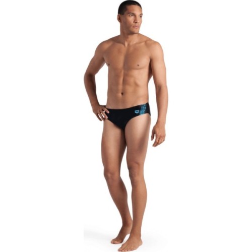 Плавки Arena Openings Swim Briefs 008065-580 чорний, синій 85 (3468337418832)