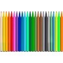 Фломастери Faber-Castell Динозавр 18 кольорів + 3 металика + 3 неонових + наклейки у картонній коробці (32963)