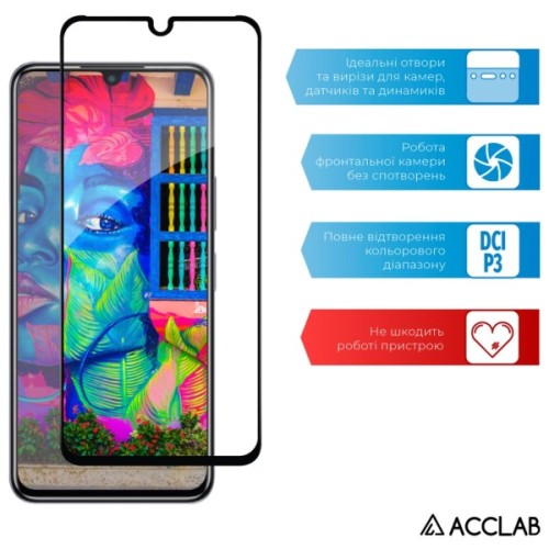 Скло захисне ACCLAB Full Glue Infinix Note 12 Pro Black (1283126546617)