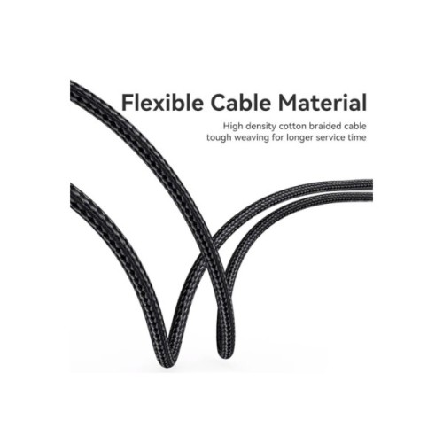 Кабель мультимедійний USB-C to HDMI M 1.5m 4K60Hz Thunderbolt 3 HDCP2.2 black Vention (CRBBG)