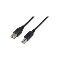 Кабель для принтера USB 2.0 AM/BM 3.0m Assmann (AK-300102-030-S)