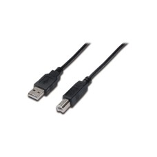 Кабель для принтера USB 2.0 AM/BM 3.0m Assmann (AK-300102-030-S)