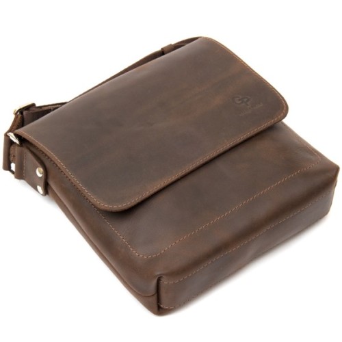 Сумка Grande Pelle Чоловіча Коричнева (11432)
