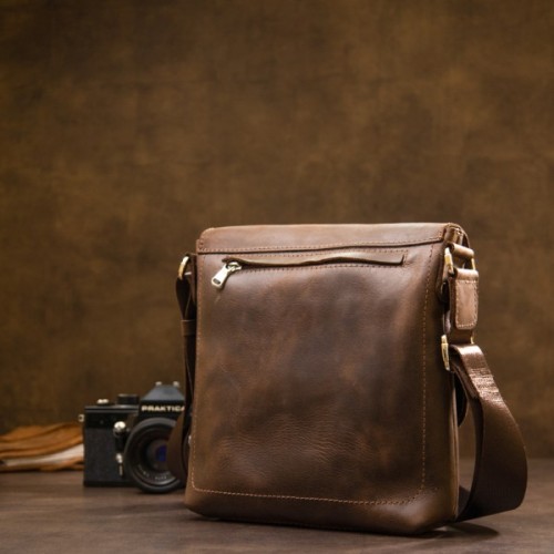 Сумка Grande Pelle Чоловіча Коричнева (11432)