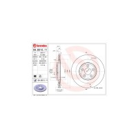 Гальмівний диск Brembo 09.B312.11