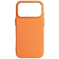 Чохол до мобільного телефона Armorstandart LikeCarbon2 MagCase Apple iPhone 17 Pro Kevlar Orange (ARM88556)