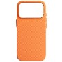 Чохол до мобільного телефона Armorstandart LikeCarbon2 MagCase Apple iPhone 17 Pro Kevlar Orange (ARM88556)