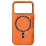 Чохол до мобільного телефона Armorstandart LikeCarbon2 MagCase Apple iPhone 17 Pro Kevlar Orange (ARM88556)