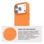 Чохол до мобільного телефона Armorstandart LikeCarbon2 MagCase Apple iPhone 17 Pro Kevlar Orange (ARM88556)
