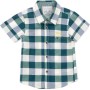 Сорочка дитяча Aziz у клітинку (19219-68B-green)