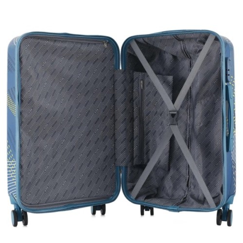 Валіза Semi Line Pattern 24" M Blue (T5652-2)