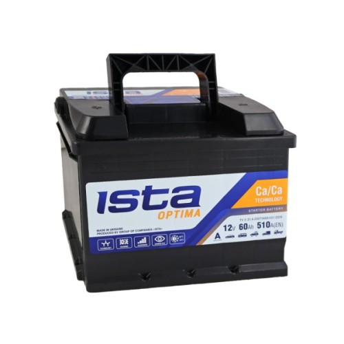 Акумулятор автомобільний ISTA Optima 60Ah 510A L+ (L2)