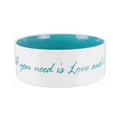 Посуд для собак Trixie Pet's Home 300 мл/12 см (бірюзовий) (4011905250502)