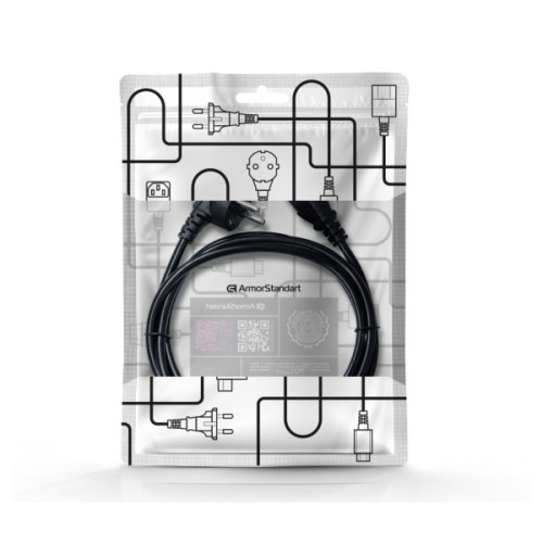 Кабель живлення C13 1.8m black Armorstandart (ARM73121)
