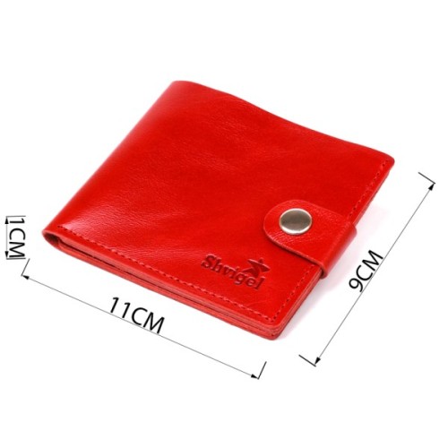 Портмоне Shvigel Шкіряне Червоне (16461)