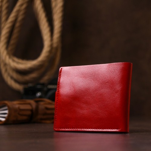 Портмоне Shvigel Шкіряне Червоне (16461)