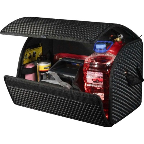 Сумка-органайзер EVAtech M-PRO 32x50x30 см. Сота чорна з чорним кантом (BS13642OM3SBB)