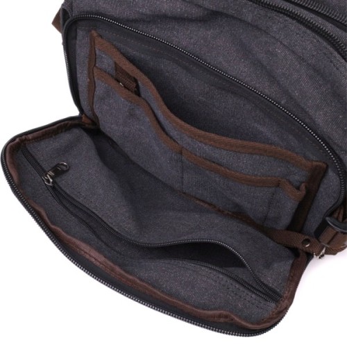 Сумка Vintage З текстилю Чорна (22204)