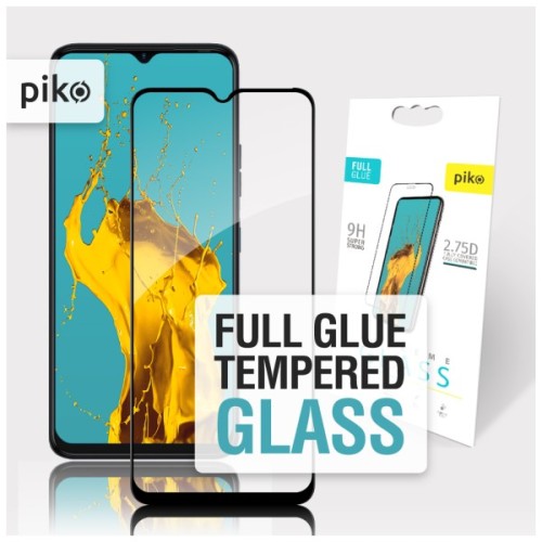 Скло захисне Piko Full Glue Tecno Spark 9 Pro Black (1283126547348)