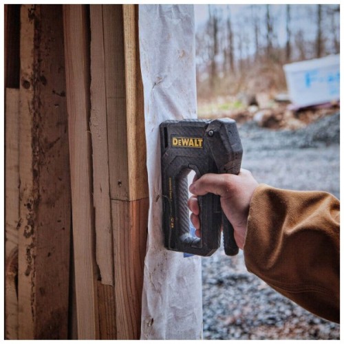 Степлер будівельний DeWALT CARBON FIBRE для скоб типу "G" 6-14мм, цвяхів типу "J" 12, 15мм. (DWHT80276-0)