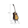 Гітара електроакустична Fender CD-140SCE Sunburst WN (229167)