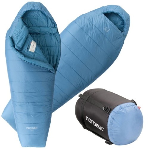 Спальний мішок Nordisk Bjarni 0°C Wide L Aegan Blue (10721310-101) (DAS303773)