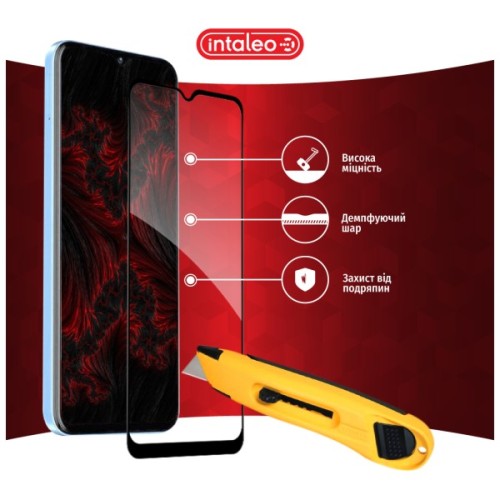 Скло захисне Intaleo Full Glue ESD ZTE Blade A73 5G Black (1283126620768)
