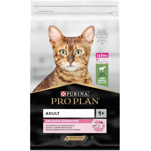 Сухий корм для кішок Purina Pro Plan Delicate Lamb зі смаком ягняти 10 кг (7613035846944)