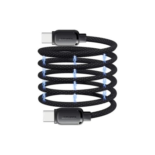 Дата кабель USB-C to USB-C 1.0m 100W black Essager (EXCTT1-TD01-P)