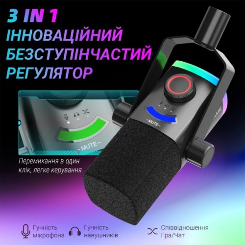 Мікрофон Fifine AM8PROT USB/XLR Black (AM8PROT)