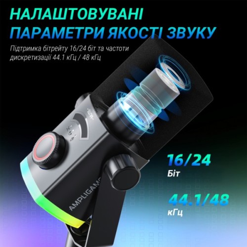Мікрофон Fifine AM8PROT USB/XLR Black (AM8PROT)