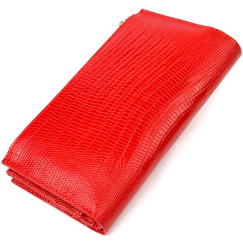 Гаманець Canpellini З натуральної шкіри Червоний (21646)