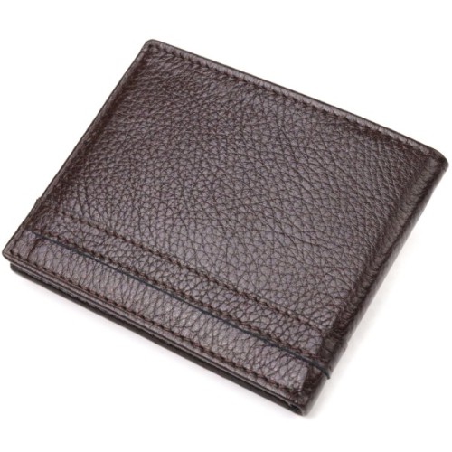 Гаманець Canpellini Затискач з натуральної шкіри Коричневий (21517)