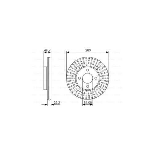 Гальмівний диск Bosch 0 986 479 090
