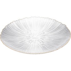 Тарілка Ardesto Mallow, 21см, скло, прозорий (AR5012)