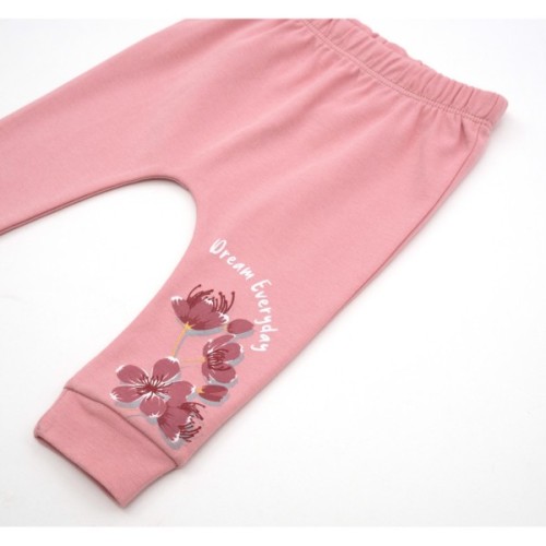 Набір дитячого одягу Miniworld з квіточками (16350-62G-pink)