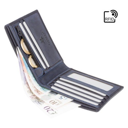 Гаманець Visconti 707 Shield Oil Blue (707 OIL BLUE)
