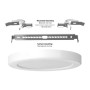 Світильник Videx DL6R 12W 3000K-4000K-6500K White (VL-DL6R-12CW)
