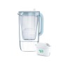 Фільтр-глечик Brita Glass Jug One скляний 2.5л (1.7л води) з фільтр-картриджем, синій (1050452)