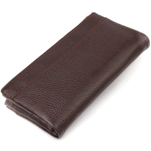 Гаманець Canpellini З натуральної шкіри Коричневий (21632)