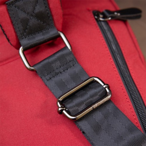 Сумка Vintage Через плече нейлон Червона (20629)