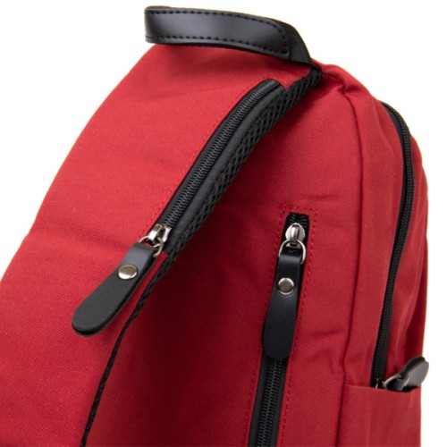 Сумка Vintage Через плече нейлон Червона (20629)