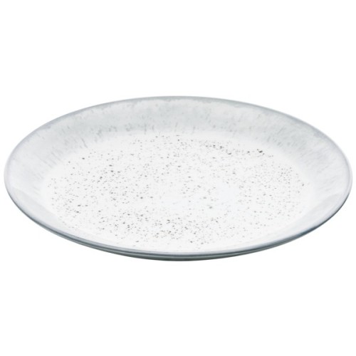 Тарілка Ardesto Siena, 19см, порцеляна, біло-сірий (AR2919SW)