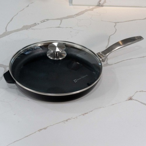 Сковорода Swiss Diamond CXD Induction з кришкою 28 см (CXD6428ic)