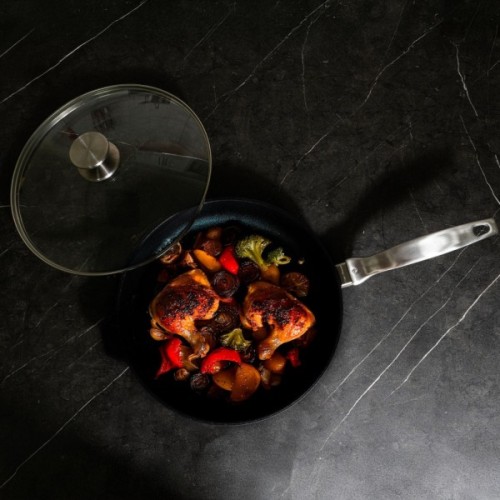 Сковорода Swiss Diamond CXD Induction з кришкою 28 см (CXD6428ic)