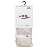Колготки дитячі UCS Socks однотонні (M0C0301-2464-80G-beige)