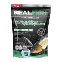 Прикормка Real Fish Silver Series Товстолоб-амур Пряжене молоко 0.9kg (809.00.36)