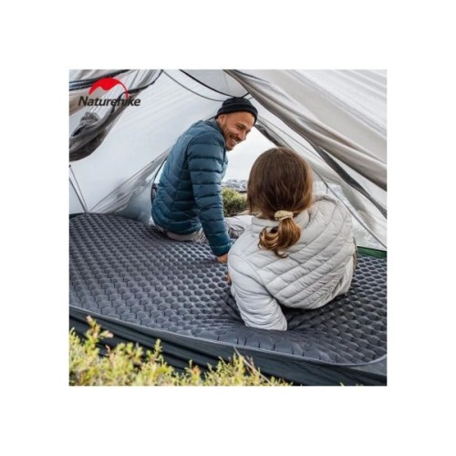 Туристичний килимок Naturehike надлегкий 183 х 64 см CNH22DZ018 чорний (6975641888567)