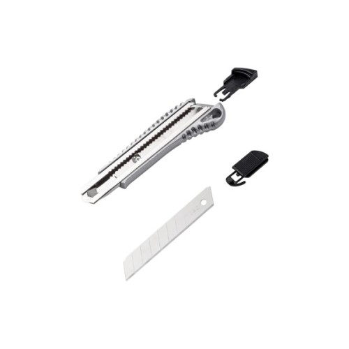 Ніж монтажний Deli з висувним сегментним лезом 18 мм (DL4255)